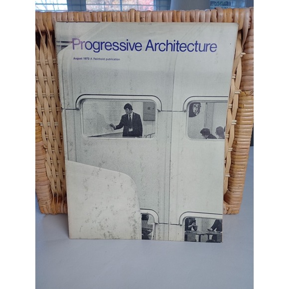 Progressive Architecture Magazine‎ Aug 1973 Eams Olivetti Read Description